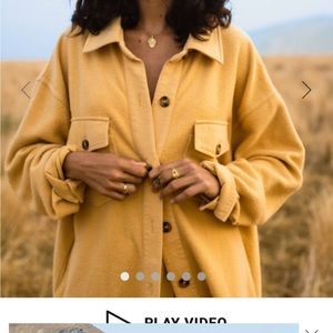 Billabong Anytime Shacket Size L VGUC